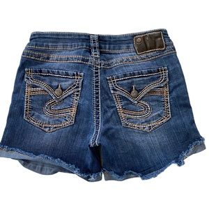 Silver Jeans McKenzie Denim Jean Short Raw Hem Women’s Size W27